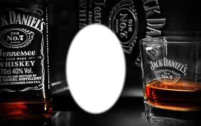 Jack Daniel's drink Photo frame effect