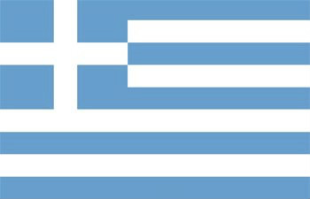 bandiera greca Fotomontaggio