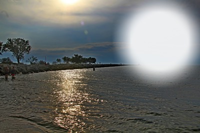 port camargue, reflet Fotomontáž