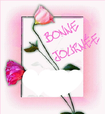 Bonjour fleur Fotomontāža