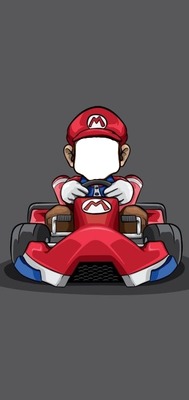 Mario Kart Fotomontažas