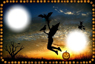 halloween Photo frame effect