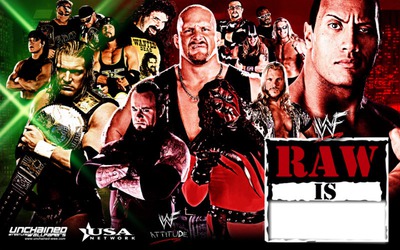 raw is ... Montage photo