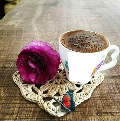 kahve fincanı Фотомонтаж