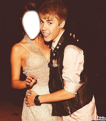 Justin and me Fotomontasje