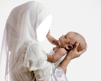 Muslim Mother Fotomontáž