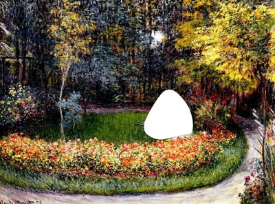 Claude Monet Fotomontaggio