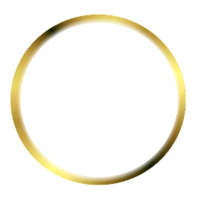 círculo dourado Photo frame effect