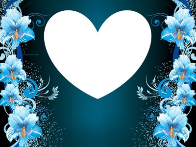 LOVE IS BLUE Montage photo