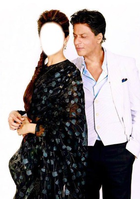 Deepika Padukon & SRK. Fotomontage