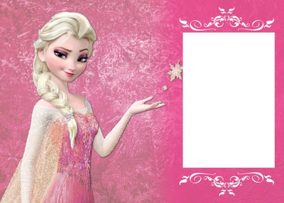 ELSA'S BIRTHDAY INVITATION Montage photo