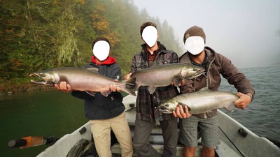 salmon Montaje fotografico
