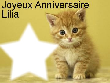 joyeux anniversaire lylia Fotomontasje