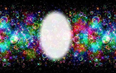 burbujas de colores Montaje fotografico