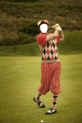 Golfeur Fotomontaż