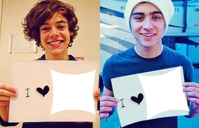 one direrction - Harry and Zayn Fotomontage