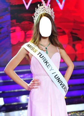 Miss Turkey Universe Фотомонтажа
