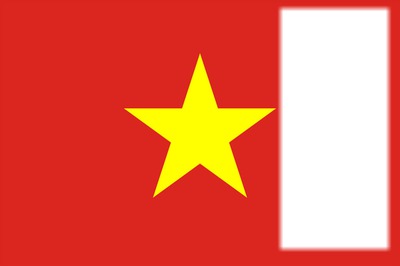 Vietnam flag Fotomontaż