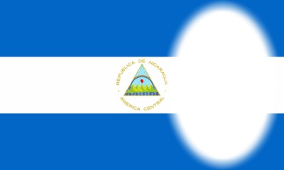 Nicaragua flag Montaje fotografico