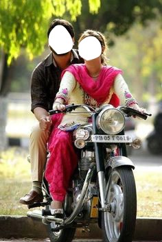 casal de indianos Fotomontage