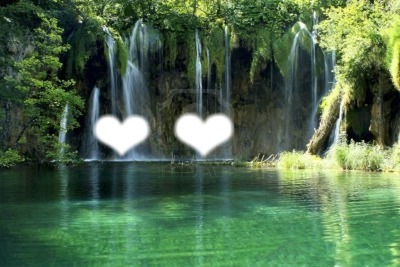 fontaine d amour Photomontage