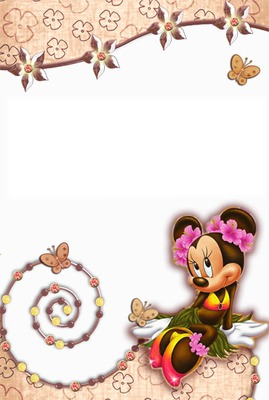 Minnie Mouse Fotomontažas