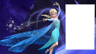 Elsa Frozen Montaje fotografico