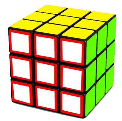 rubik's cube Fotomontaggio