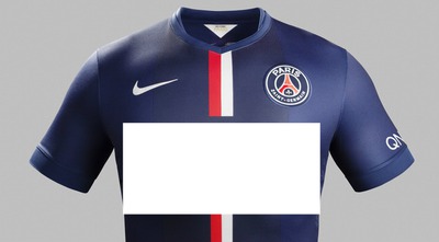 maillot psg Photo frame effect