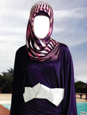 Hijab Face Fotomontaža