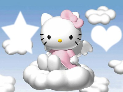 Hello Kitty Angel Fotomontasje