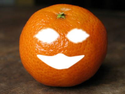 naranja molesta Montaje fotografico