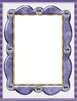 cadre violet et dorure Fotomontāža