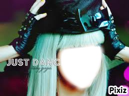Lady GaGA just dance Photo frame effect