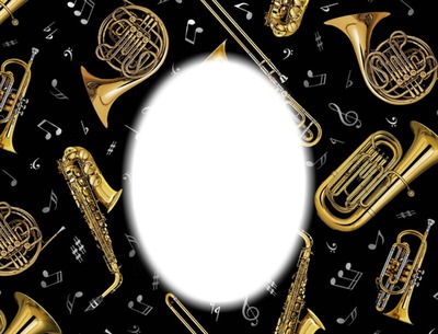 Musique-trompettes Fotomontažas