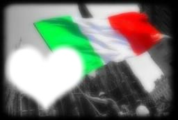 Italie dans le coeur Fotomontaggio