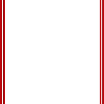 margen bicolor, rojo y blanco. Montaje fotografico