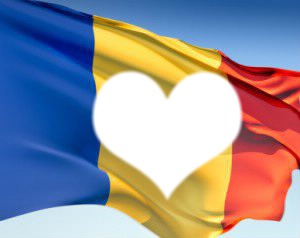 Romania flag Фотомонтажа