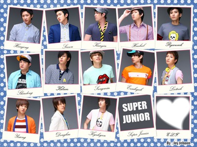 Super Junior Corazon Montaje fotografico