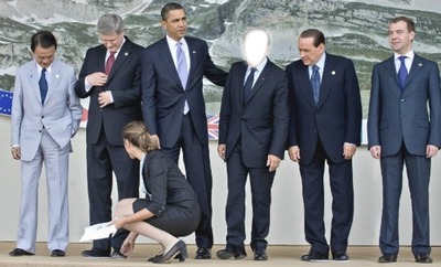 Sarkozy Obama Фотомонтаж