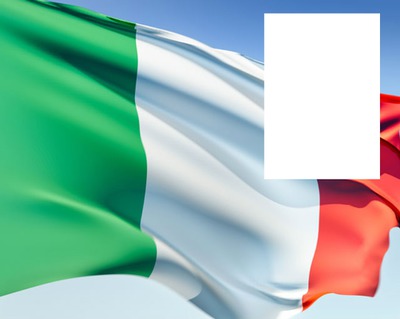 Italy flag Φωτομοντάζ