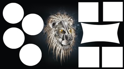 lion 9 photo Fotomontaggio