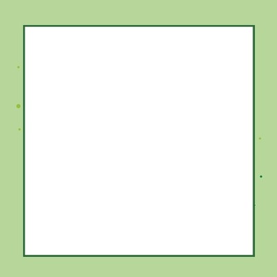 marco verde olivo. Fotomontagem