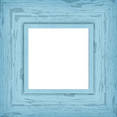 cadre bleu Фотомонтаж