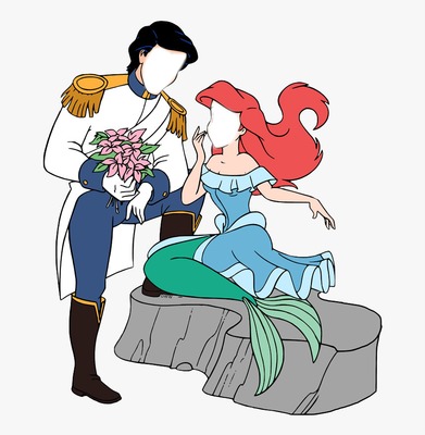 Ariel and Eric Fotomontage