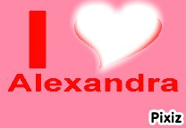 alexandra loven you Фотомонтаж