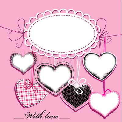 4 Hearts Photo frame effect