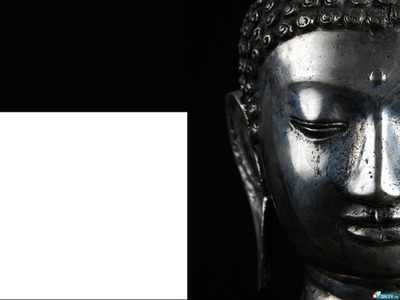 Buddha Photo frame effect