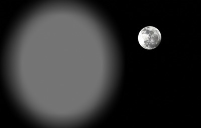 luna.... Fotomontaggio