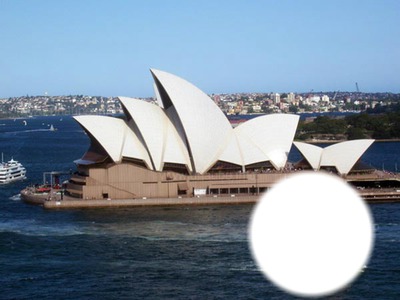 Sidney Opera House Photo frame effect